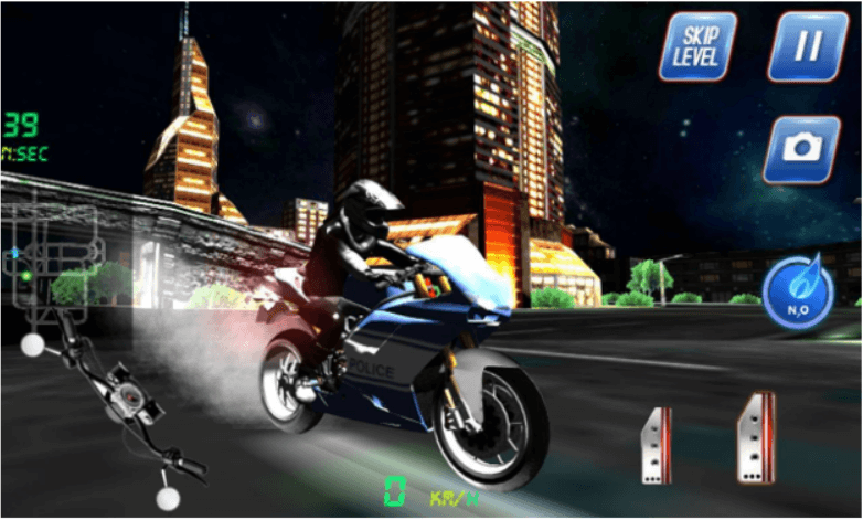 3D Police Motorcycle Race 2016